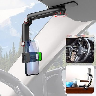 360° večnamenski nosilec za telefon s sponko | VISORDOCK