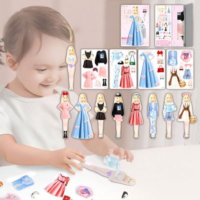 Magnetna princeskina oblačilna lutka | MAGDRESSY