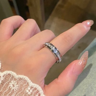 Vrteči se prstan za lajšanje stresa iz cirkonija (3 kosi/komplet) | LUXRINGS